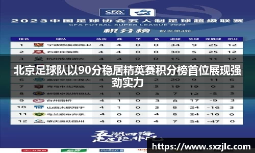 北京足球队以90分稳居精英赛积分榜首位展现强劲实力